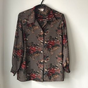 Vintage Soft Blouse with long sleeves